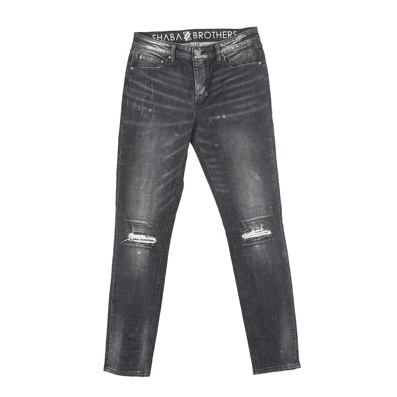 MXCVYCC Men's Ripped Jeans,Slim Fit Distressed Straight Leg Fashion Denim  Pants, Black, 30 : Amazon.in: Clothing & Accessories